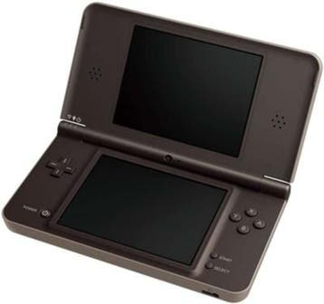 Nintendo DSi XL Zwart/Bruin (Nette Staat) (DS Spelcomputers), Ophalen of Verzenden, Zo goed als nieuw