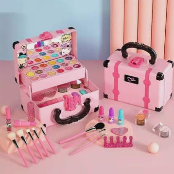 Prinsessen Make-up Koffer Speelset voor Kinderen - Veilige K, Verzenden, Nieuw