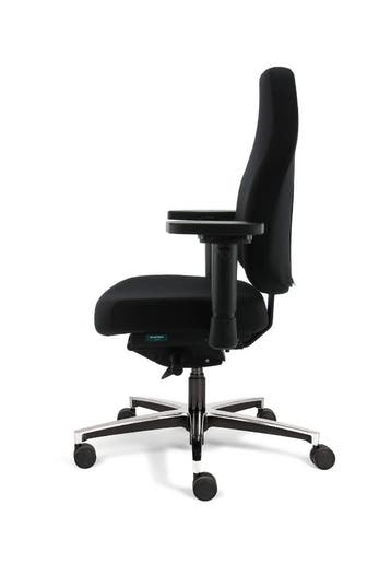 24 uurs bureaustoelen, bureaustoel lange mensen, Verzenden, Zwart, Nieuw, Bureaustoel