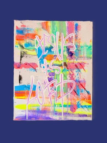 Karl Lagasse - Jesus is Lord, Antiek en Kunst