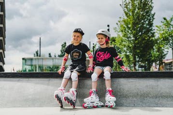 Nijdam Skeelers - Verstelbaar - Kinderen - Sk8 Star - Wit -, Ophalen of Verzenden, Zo goed als nieuw