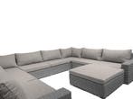 8-persoons Loungeset Colorado Blended Grey | U-opstelling, Ophalen of Verzenden, Nieuw, 8 zitplaatsen, Loungeset