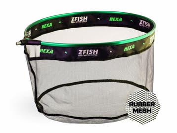 Rubber Schepnet 55 x 50 cm. - Roofvis XL, Verzenden, Nieuw, Net of Fuik