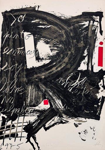 Antoni Tapies (1923-2012) - Poemas para mirar (Galfetti 537)