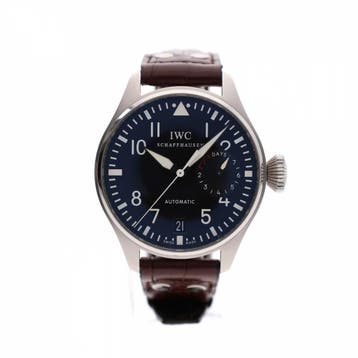 IWC Big Pilot Grosse Fliegeruhr 7-Days IW500401; Automa..., Ophalen of Verzenden, Zo goed als nieuw, Leer, Overige merken