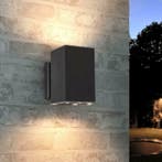Solar LED wandlamp up downlight Sverre - recht, Zonne-energie, Verzenden, Minder dan 50 watt, Wandlamp
