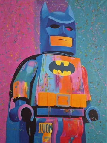 Karlos (XX-XXI) - XL - Batman: Nostalgia pop en acrílico