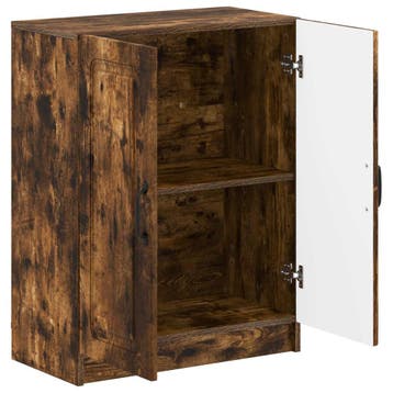 vidaXL Badkamer Opbergkast UTRECHT Gerookt eiken 59,5 x 31 x, Verzenden, Nieuw