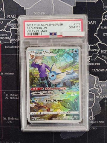 Pokémon - 1 Graded card - Vaporeon - PSA 10 - Scarlet &, Nieuw