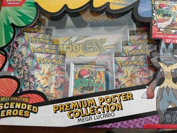 Pokémon - 2 Box - Premium Poster Collection Mega Lucario /, Nieuw