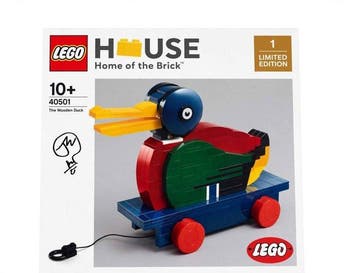Lego Set - 40501 - Icons - Drewniana kaczka z autografem, Nieuw