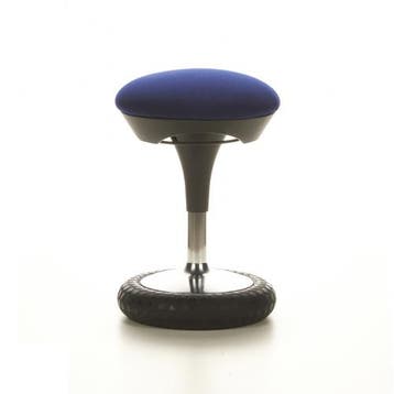 Werkkruk/Verhoogde Bureaustoel | Stof | Blauw | Ergonomisch, Verzenden, Nieuw