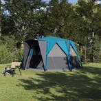 vidaXL Cabinetent 6-Personen met dak Blauw 425 x 396 x 222, Verzenden, Nieuw