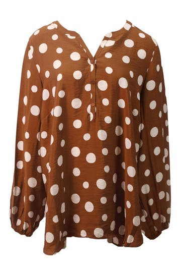 Wasabi Concept Blouse in maat 46 Bruin, Wasabi Concept, Verzenden, Zo goed als nieuw, Bruin