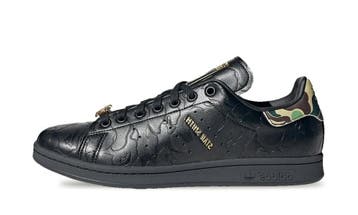 BAPE x adidas Stan Smith 30th Anniversary Black, Nieuw