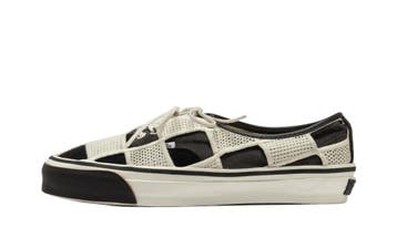 Vans LX Authentic 44 Shell Knit Black Egret, Nieuw