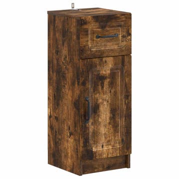 vidaXL Badkamer Opbergkast UTRECHT Gerookt eiken 30 x 31 x, Verzenden, Nieuw