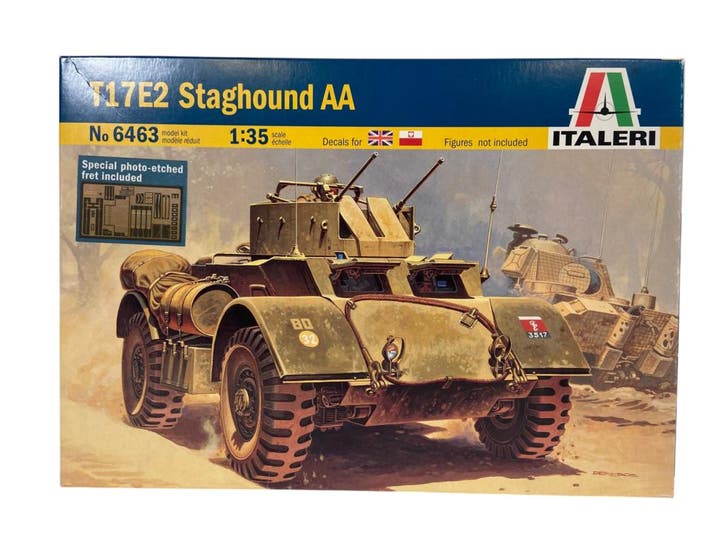 T17E2 Staghound AA, Hobby en Vrije tijd, Modelbouw | Auto's en Voertuigen, Verzenden