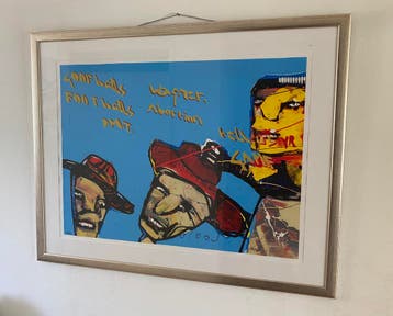KUNSTVEILING: Nu in de veiling - Werk van Herman Brood!, Antiek en Kunst, Kunst | Litho's en Zeefdrukken