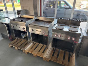Diamond 2024 kooklijn, baklijn, horeca, bakplaat, lavagrill, Ophalen, Gebruikt, Fornuis, Frituur en Grillen