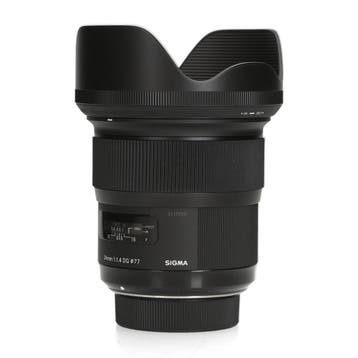 Sigma 24mm f/1.4 DG HSM Art - Nikon F - Groothoeklens, Audio, Tv en Foto, Fotografie | Fotostudio en Toebehoren, Ophalen of Verzenden
