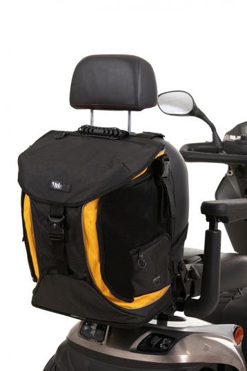 Torba Go luxe rugzak voor rolstoel en scootmobiel zwart geel, Diversen, Ophalen of Verzenden, Nieuw