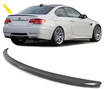 Spoiler lip glanzend zwart passend voor BMW 3 serie E92 c..., Verzenden, Nieuw