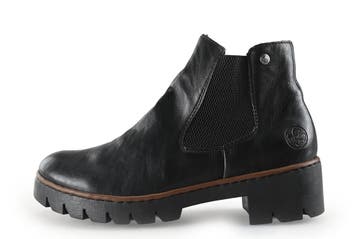 Rieker Chelsea boots in maat 42 Zwart, Verzenden, Zwart, Overige typen, Zo goed als nieuw