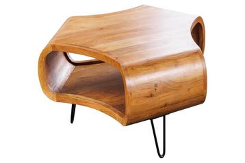 Salontafel ORGANIC LIVING 70 cm acaciahout bruine, Ophalen of Verzenden, Nieuw