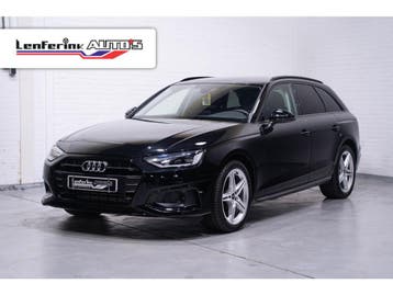 Audi A4 Avant 35 TFSI Aut. Leder Camera Apple va € 499/mnd, Zwart, Leder, Stationwagon, Dealer onderhouden