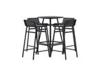 Barset - Sem - Zwart - 5 delig - The Outsider, Tuin en Terras, Verzenden, Nieuw