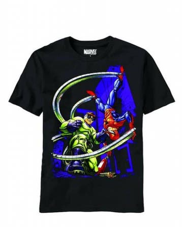 Spider-Man Pinned Down T/S Large, Ophalen of Verzenden, Nieuw