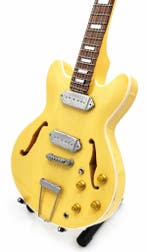 Miniatuur replica Epiphone Casino gitaar - The Beatles, Ophalen of Verzenden, Nieuw, Pop, Beeldje of Miniatuur