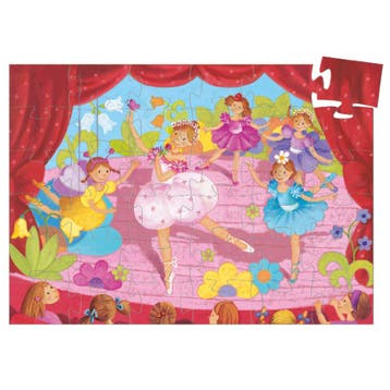 Djeco legpuzzel ballerina bloem - 3 van €13,99 voor €13,45, Ophalen of Verzenden, Nieuw