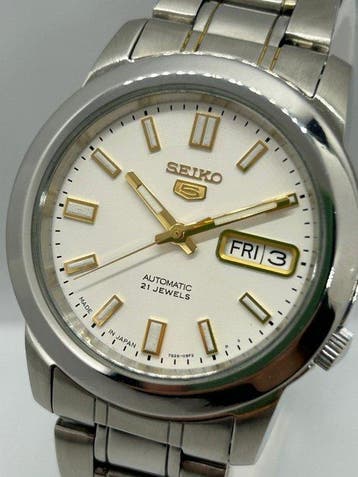 Seiko - Seiko 5 Automatic Day-Date - Zonder minimumprijs -