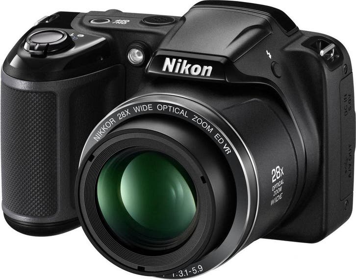Nikon Coolpix L340 Digitale Compact Camera - Zwart, Audio, Tv en Foto, Fotocamera's Digitaal, Zo goed als nieuw, Verzenden