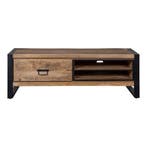 Tv-meubel Mangohout Kelvin 130 cm, Verzenden, Nieuw, Overige houtsoorten, Industriële meubels