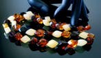 Amber Vintage natuurlijke Baltische barnsteen halsketting-