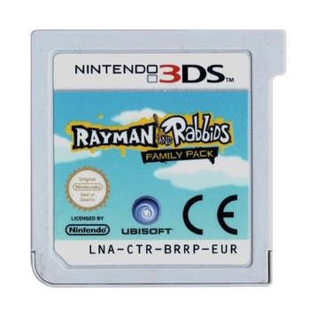 3DS Rayman and Rabbids Family Pack, Spelcomputers en Games, Verzenden, Zo goed als nieuw