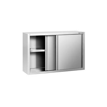 GGM Gastro | RVS wandkast PREMIUM - 1200x400x800mm - met |, Verzenden, Nieuw in verpakking, RVS Meubilair