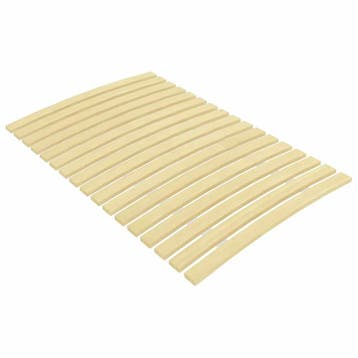 vidaXL Bedlattenvervanging met 17 latten 80x200 cm, Eenpersoons, Bruin, Verzenden, Nieuw