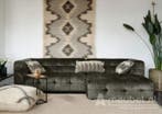 Loungebank Castricum - loungebanken - Taupe, Nieuw, 150 cm of meer, Stof, 250 tot 300 cm