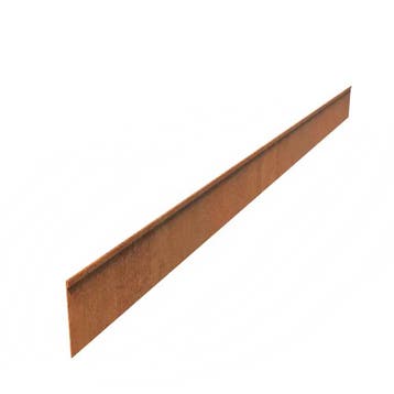 Cortenstaal kantopsluiting geplet 230x0,2x15cm, Tuin en Terras, Overige materialen, Minder dan 25 cm, Border, Minder dan 25 cm
