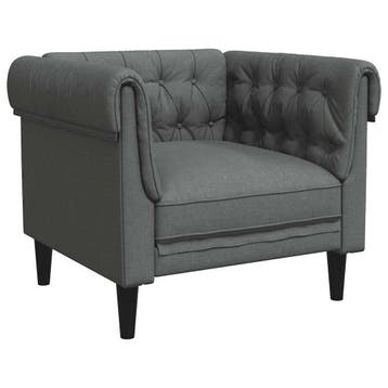 Chesterfield Stoel 43% Korting | Nu Voordelig, Huis en Inrichting, Minder dan 75 cm, Chesterfield, Ophalen of Verzenden, Zo goed als nieuw