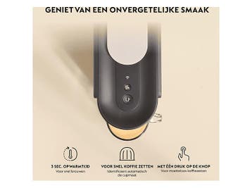 De Longhi -  Nespresso - Vertuo Up  Capsulemachine Grijs, Verzenden, Nieuw, 1 kopje, Koffiepads en cups