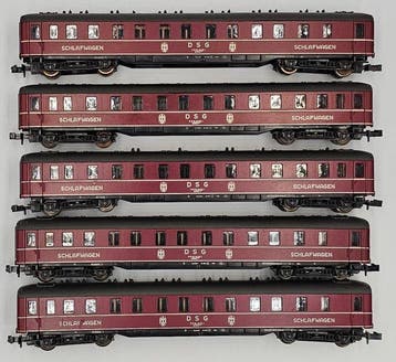 Roco N - 2269A - Modeltrein personenwagonset (5) - Vijf, Hobby en Vrije tijd, Modeltreinen | N-Spoor, Nieuw