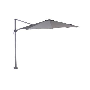 Garden Impressions Zweefparasol Hawaii S Ø300 - donker grijs, Tuin en Terras, Verzenden, Nieuw