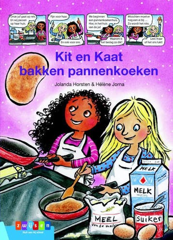 Kit & Kaat bakken pannenkoeken / Leesserie Estafette, Verzenden, Zo goed als nieuw, Jolanda Horsten