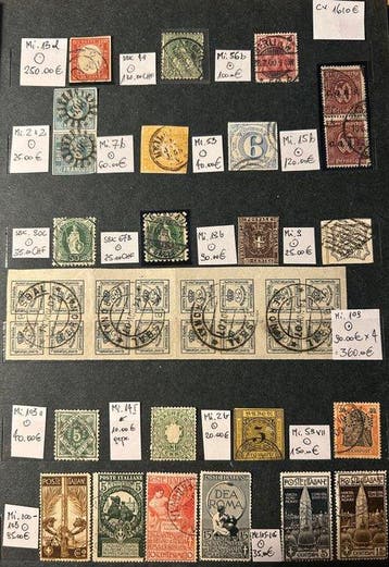 Europa 1855/1940 - Europa 1850–1940 – Klassieke, Gestempeld