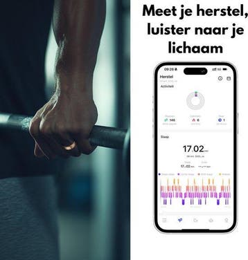 2dekans | Focus® S2 Smart Ring - Goud - Maat 11 - AI Coach -, Ophalen of Verzenden, Zo goed als nieuw